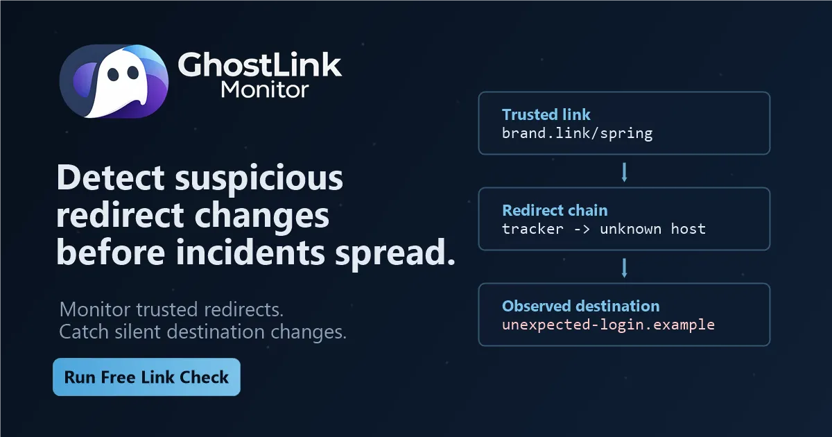 GhostLink Monitoring — screenshot 1