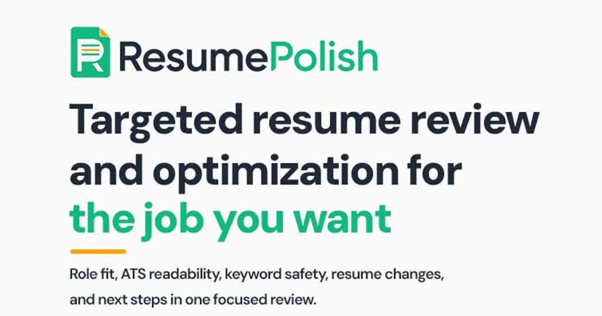 ResumePolish — screenshot 1