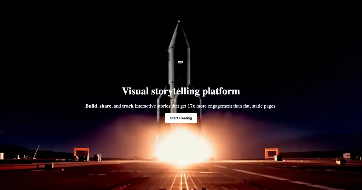 Scrollytelling — screenshot 1