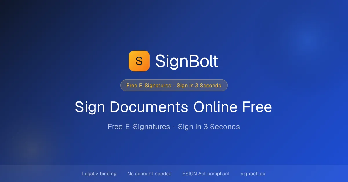 SignBolt — screenshot 1