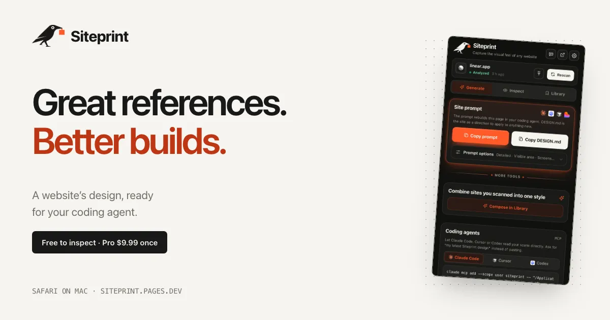 Siteprint — screenshot 1