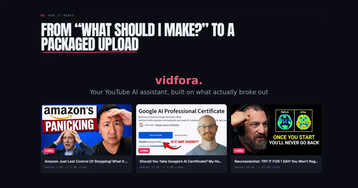vidfora — screenshot 1