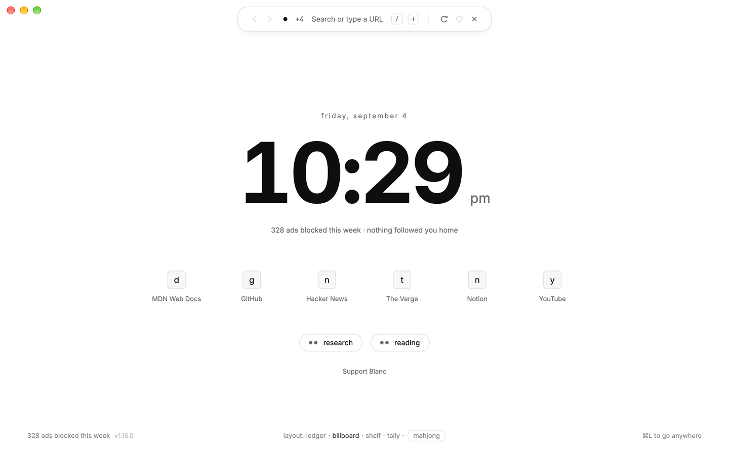 Blanc Browser — screenshot 3