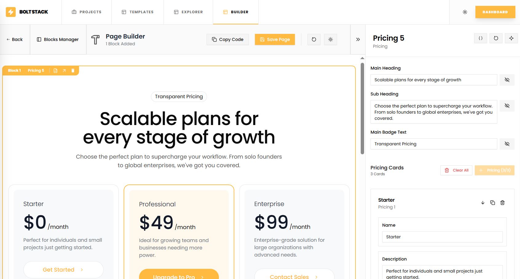 BoltStack — screenshot 1