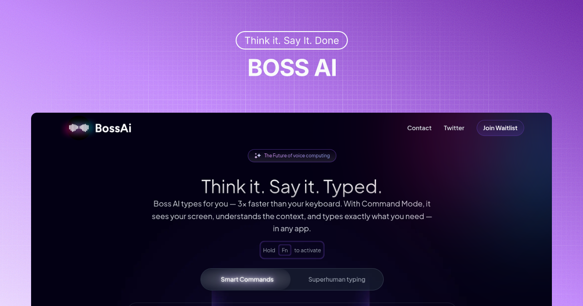 BossAI — screenshot 1