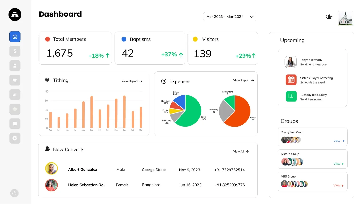 Church Management Software — screenshot 3