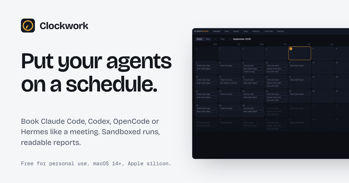Clockwork — screenshot 1