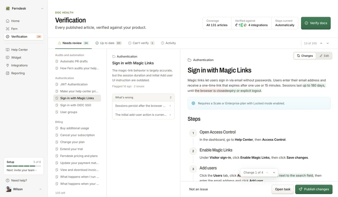 Ferndesk — screenshot 2
