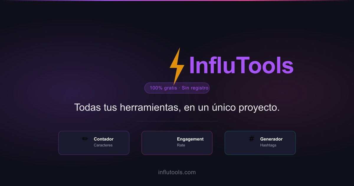 InfluTools — screenshot 2
