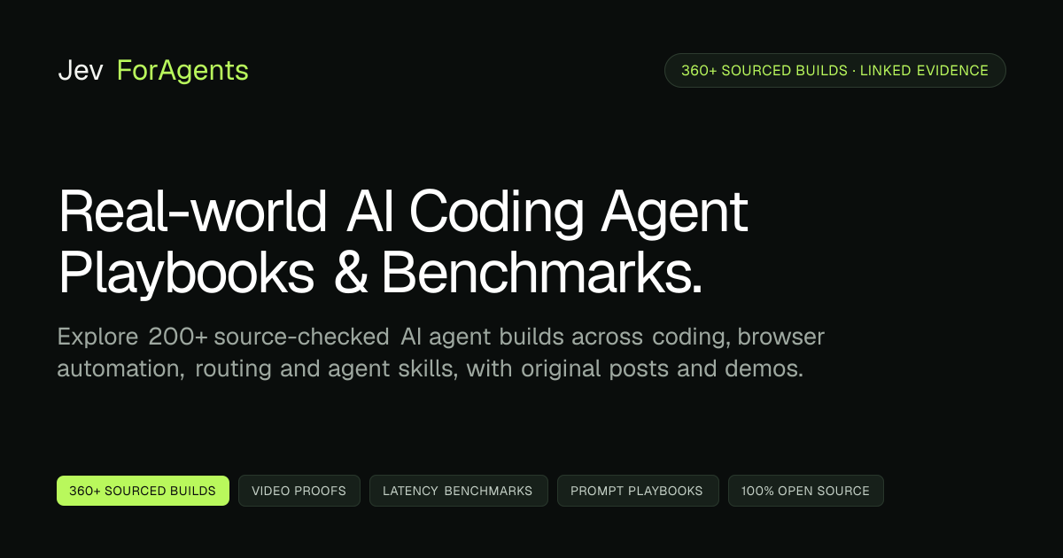 Jev for Agents — screenshot 1