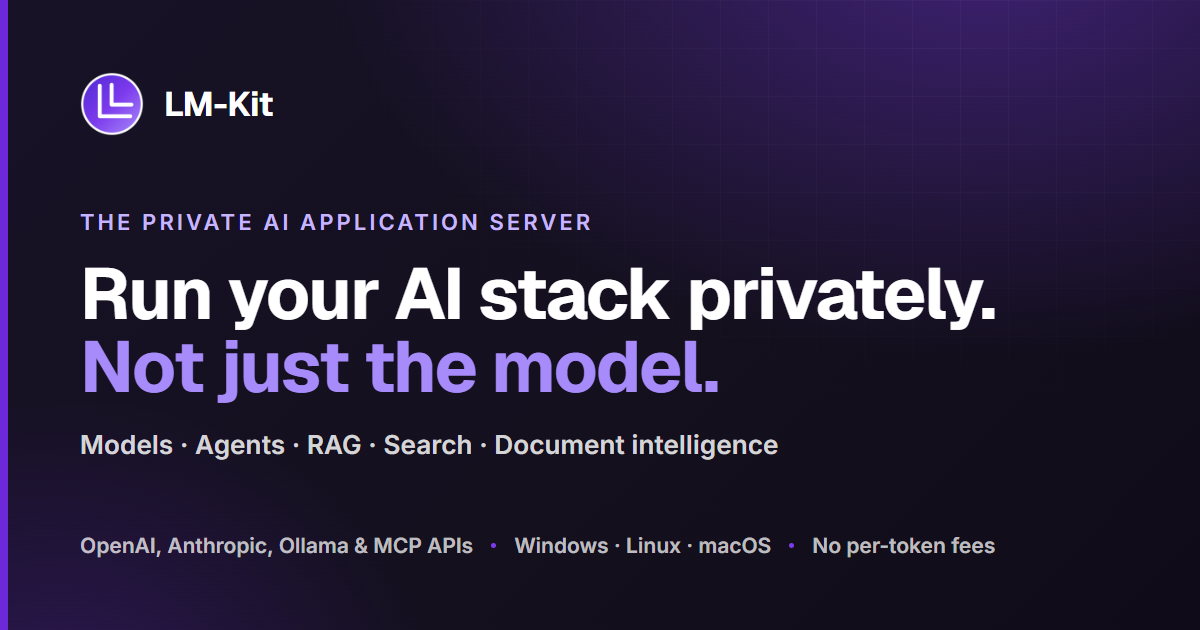 LM-Kit — screenshot 1