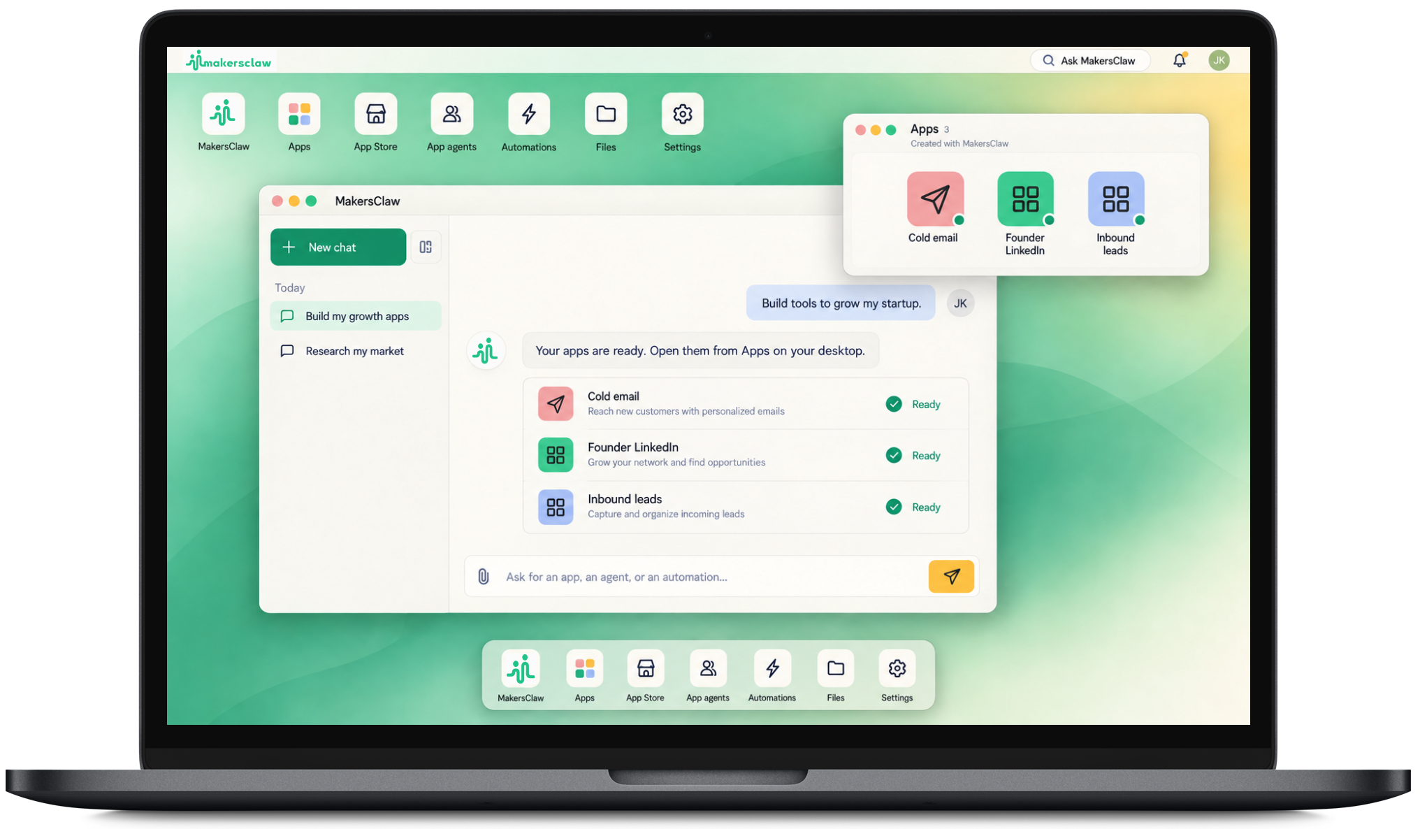 MakersClaw — screenshot 1
