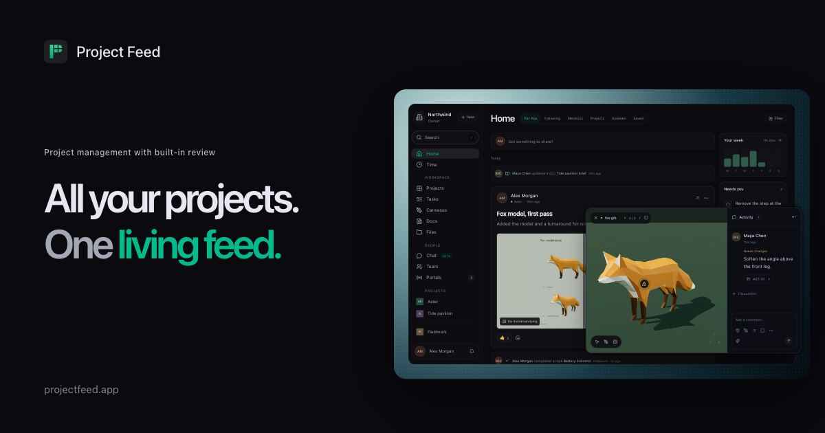 Project Feed — screenshot 1