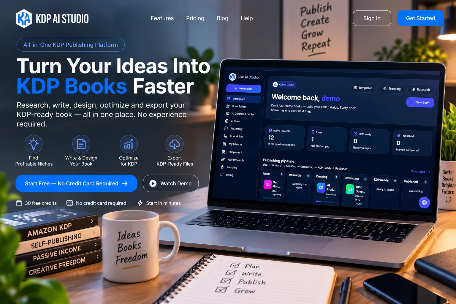 Publish Amazon KDP Books in Minutes — screenshot 2