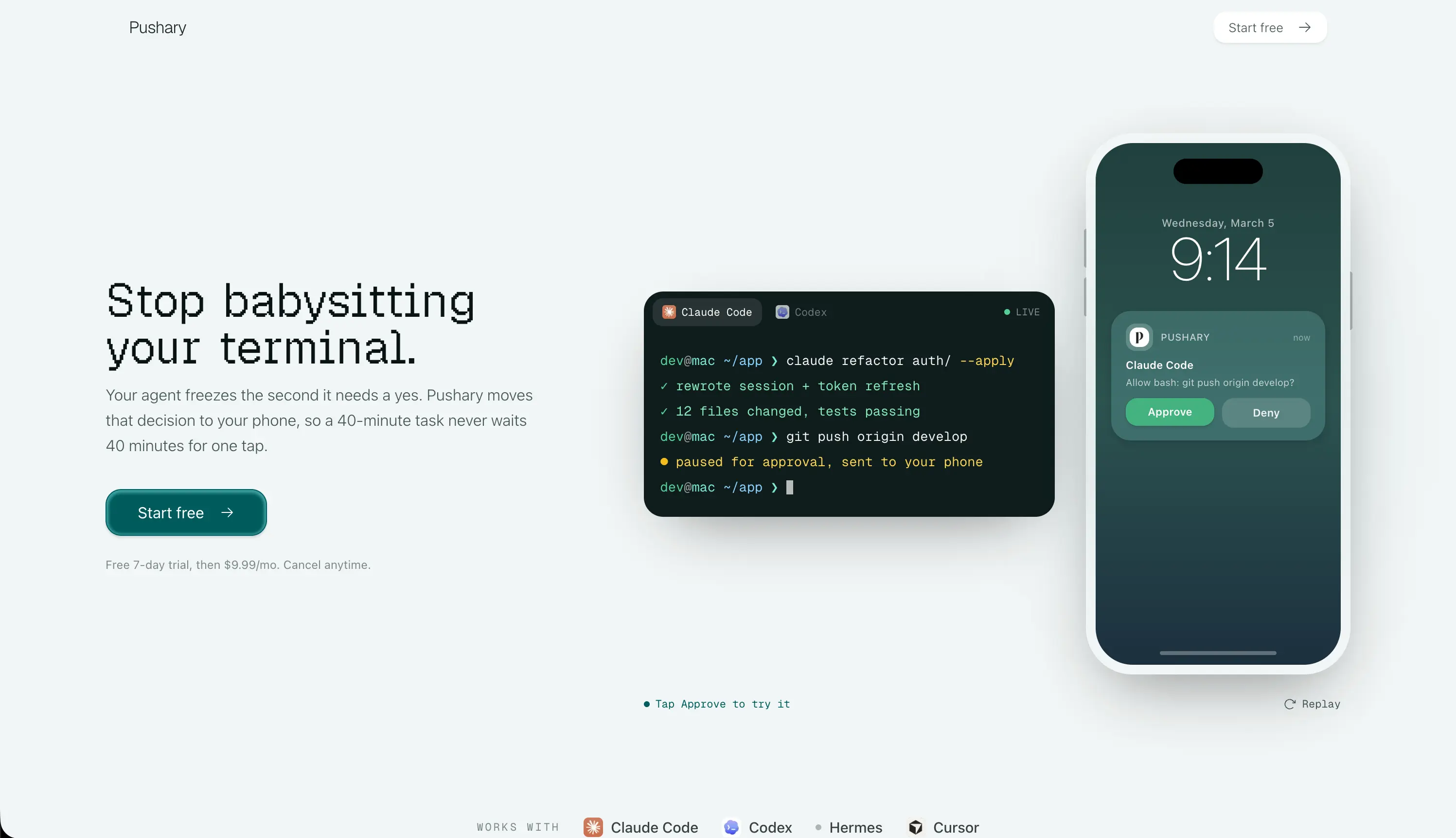 Pushary — screenshot 1