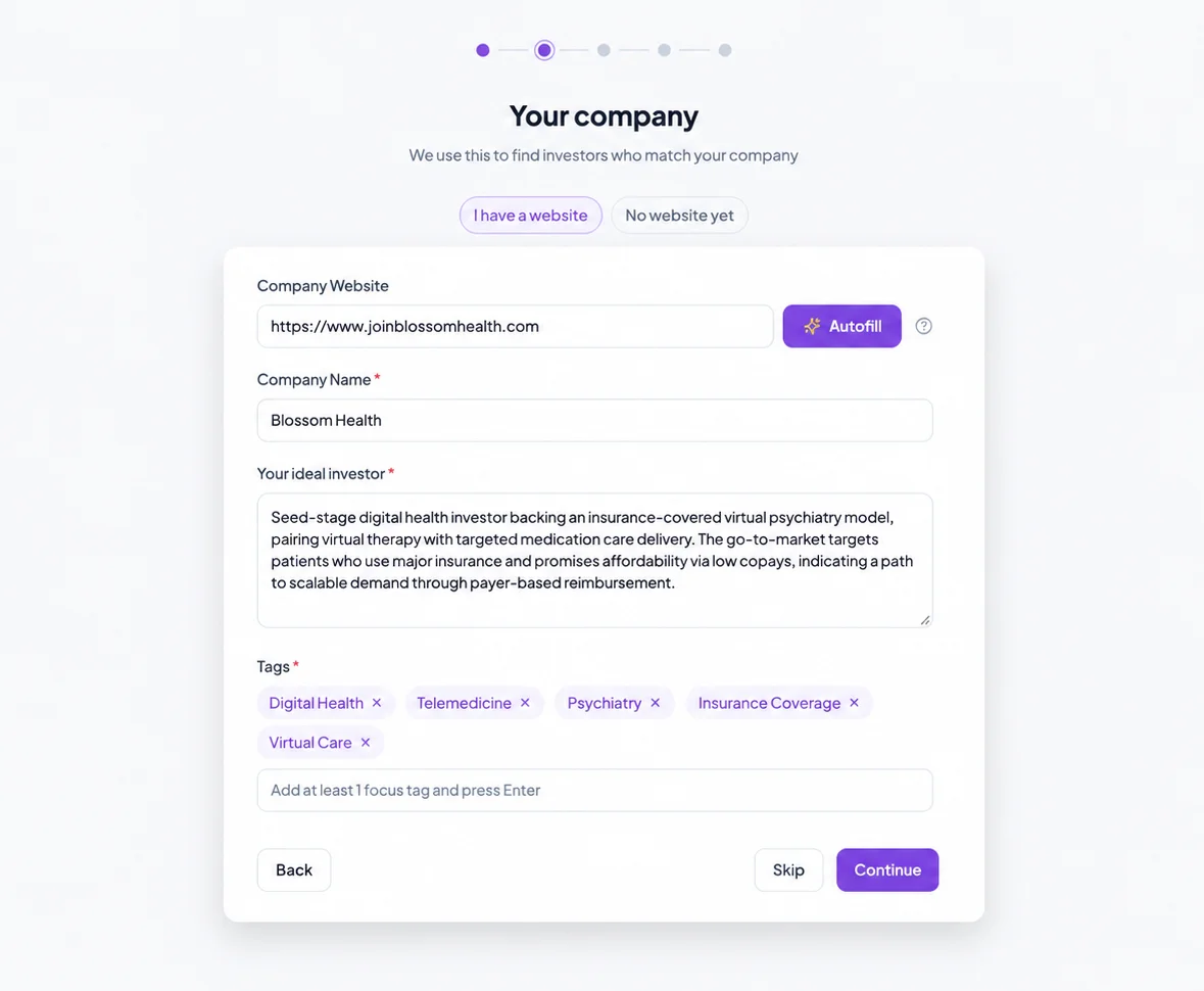 RaiseHunt — screenshot 2