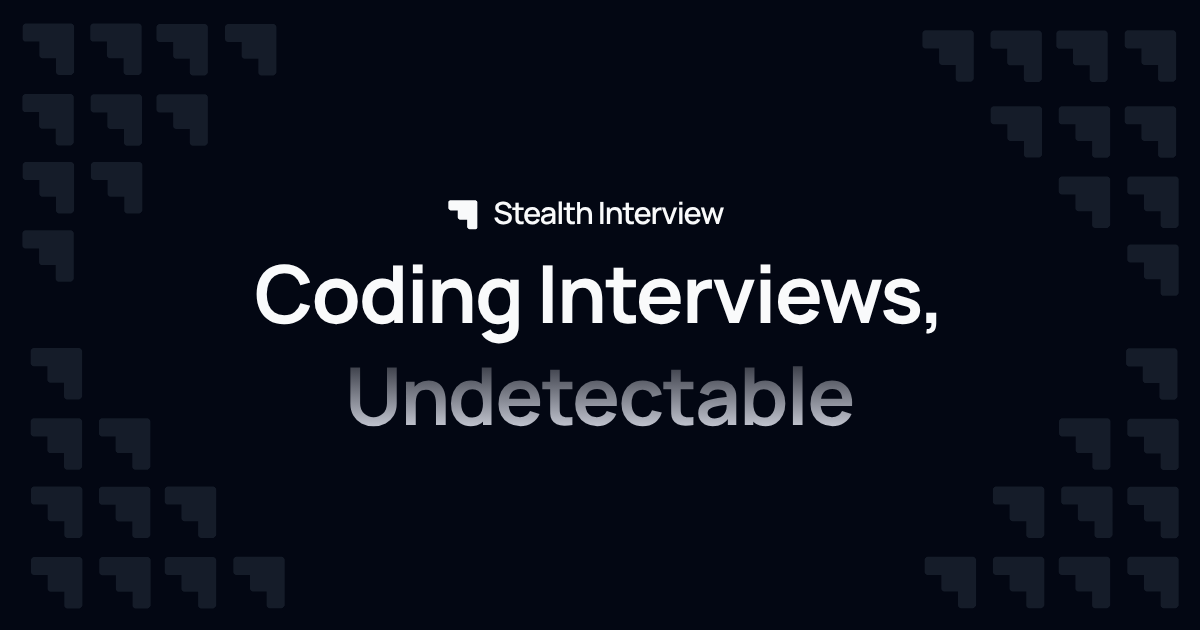 Stealth Interview — screenshot 1