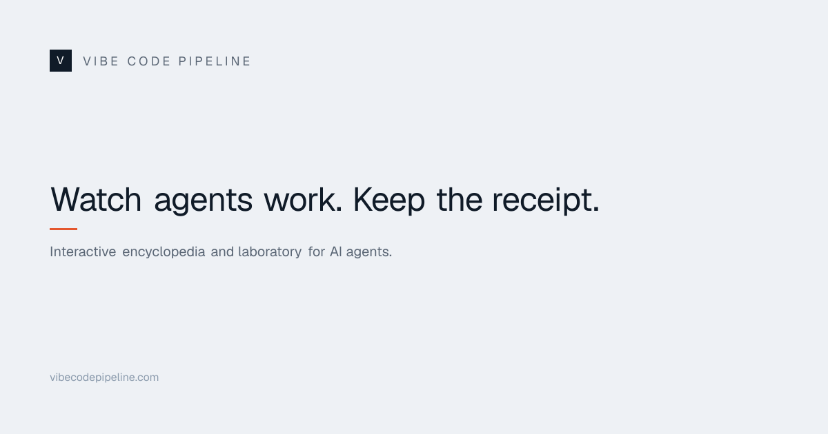 Vibe Code Pipeline — screenshot 1