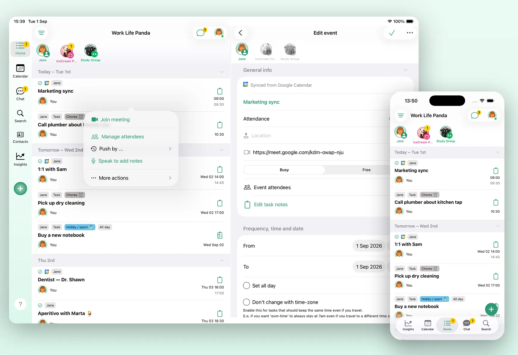 Work Life Panda — screenshot 2